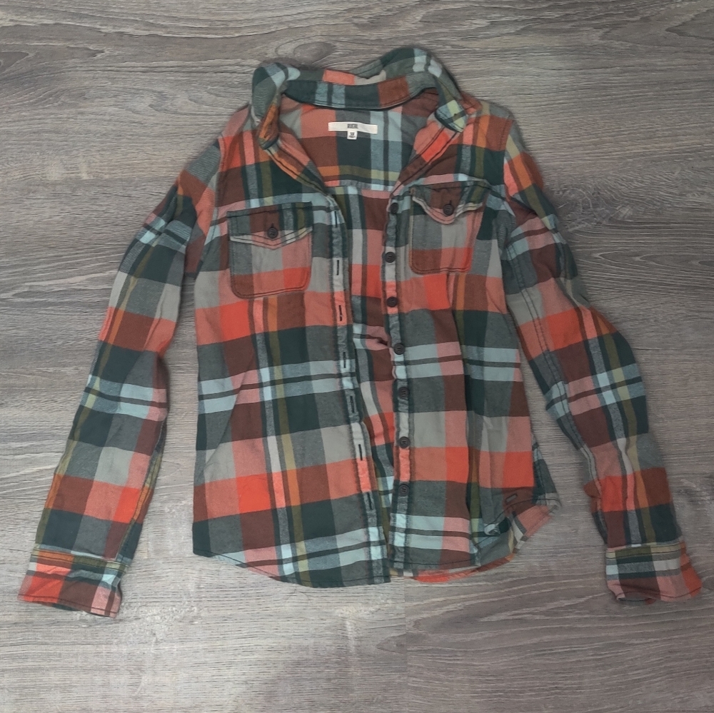 Ruehl plaid shirt XS